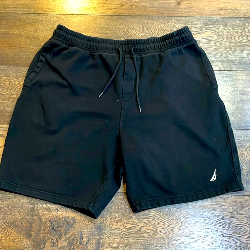 Nautica men’s gym shorts,  1XL black excellent condition